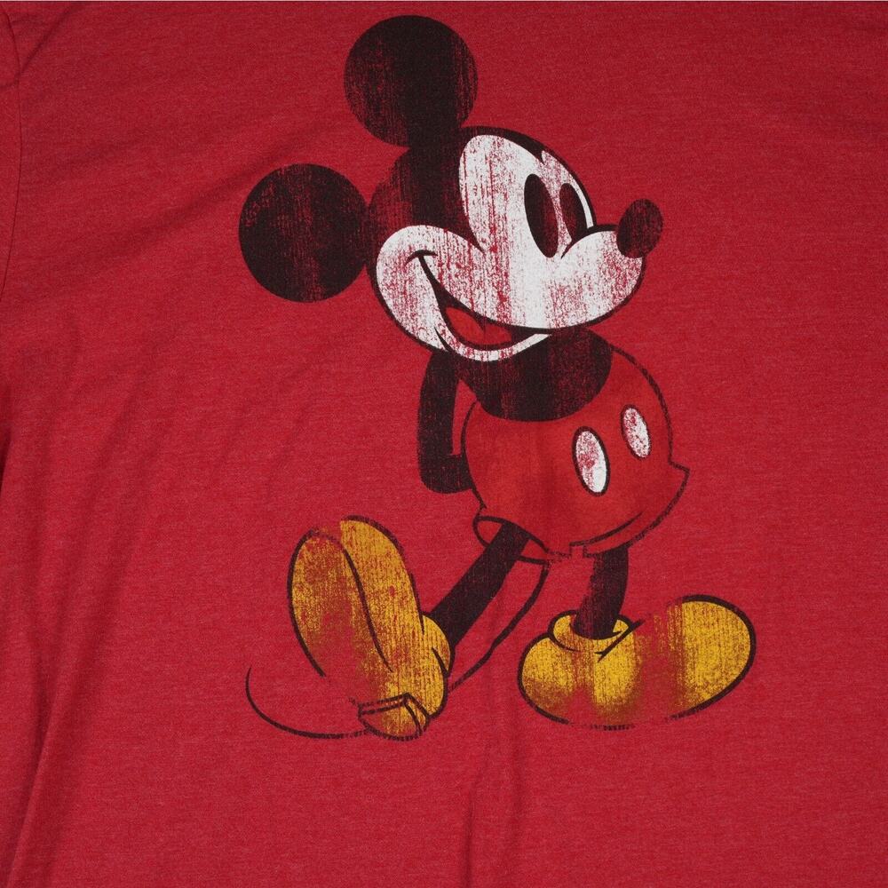 Disney‎ Parks Disney World Classic Mickey Mouse Red Ringer T-Shirt Adult Large